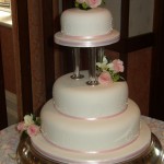 3 Tier Round Wedding Cake
