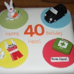 Multiple Themed Novelty Birthday Cake