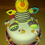 Novelty Childs Bee Toy Birthday Cake