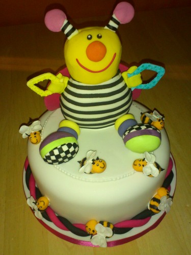 Novelty Childs Bee Toy Birthday Cake