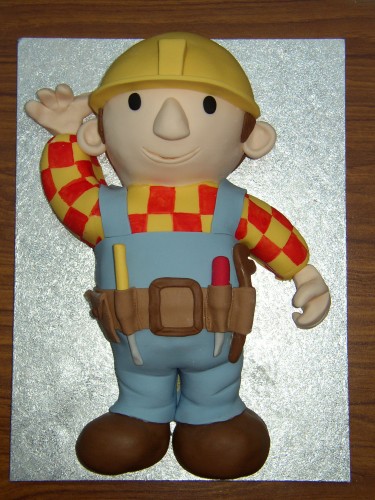 Bob The Builder Inspired Birthday Cake