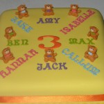 Children's Joint Birthday Party Cake