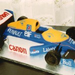 Nigel Mansell's Formula 1 Racing Car Birthday Cake