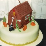 Garden Shed Novelty Bithday Cake