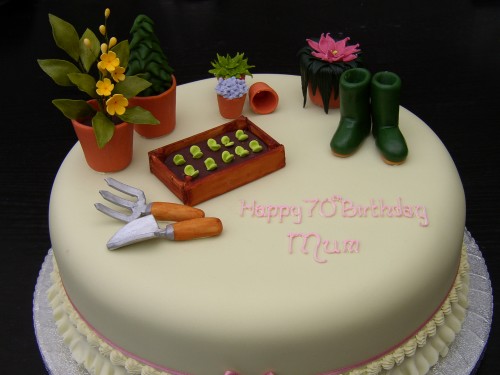 Gardeners Novelty Birthday Cake