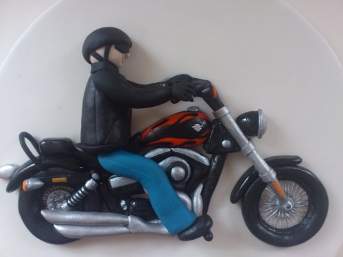 Harley Davidson Motorcycle Cake