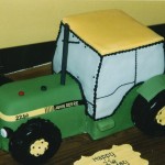 John Deere Tactor Inspired Birthday Cake