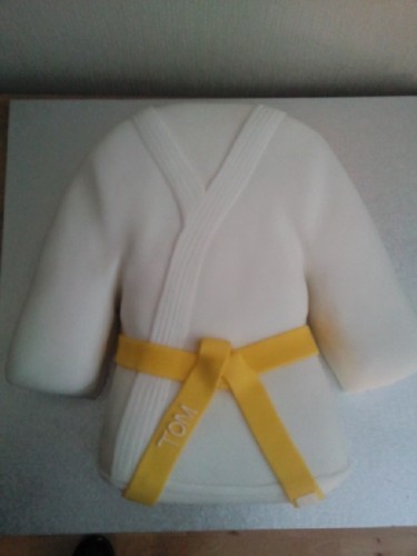 Karate, Judo Novelty Birthday Cake