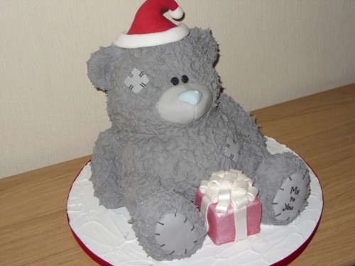 Me To You Inspired Christmas Bear Cake