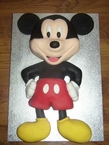 Mickey Mouse Inspired Birthday Cake