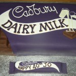 Milk Chocolate Bar Novelty Birthday Cake