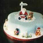 Novelty Santa Christmas Cake