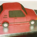 Peugeot 205 Novelty Birthday Cake