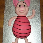 Piglet Friend of Winnie The Pooh Inspired Birthday cake