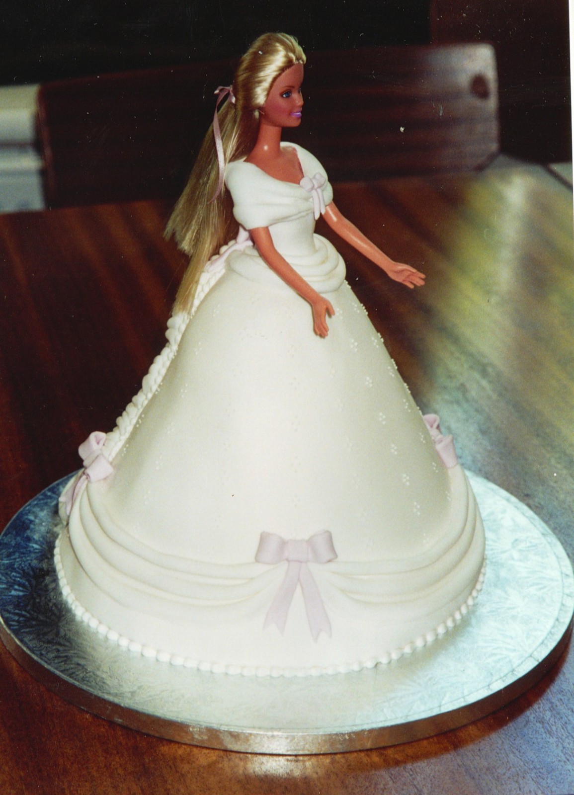 Coolest Barbie Skirt Bridal Shower Cake