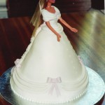 Barbie Doll Princess Ball Gown Birthday Cake