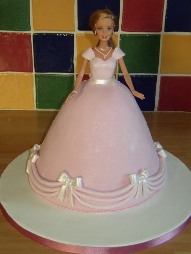 Barbie Doll Princess Novelty Birthday Cake