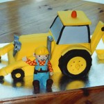 Bob The Builder With Scoop The Digger Birthday Cake