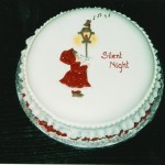 Silent Night Christmas Cake