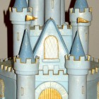 Sparkling Fairytale 2 tier Castle Birthday Cake