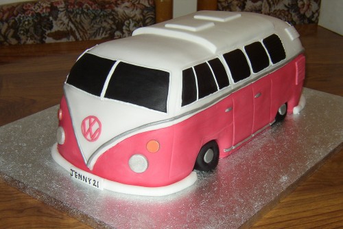 Split Screen VW Camper Van Cake