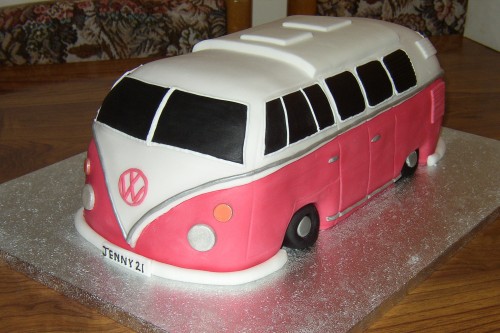 Split Screen VW Camper Van Cake