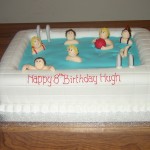 Swimming Poole Party Birthday Cake