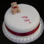 Simple Teddy Bear Any Occaasion Cake