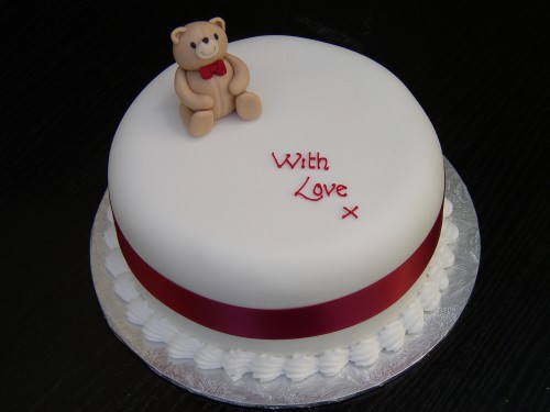 Simple Teddy Bear Any Occaasion Cake