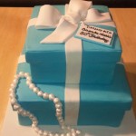 Tiffany Inspired Jewellery Box Birthday Cake