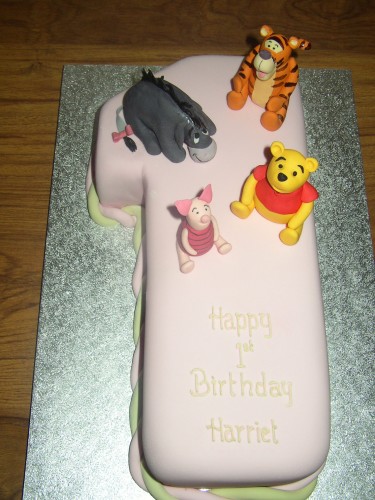 Winnie The Pooh And Friends Novelty Birthday Cake