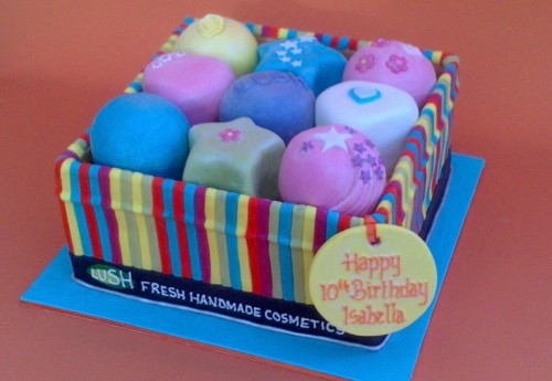 Lush Bath Bomb Inspired Birthday Cake