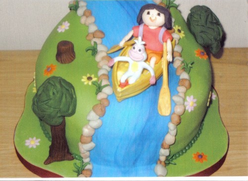 Dora The Explorer Novelty Birthday Cake