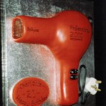 Hairdressers Hair Dryer Novelty Birthday Cake