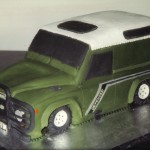 Landrover Defender Novelty Birthday Cake