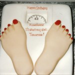 Novelty Diet Scales Birthday Cake