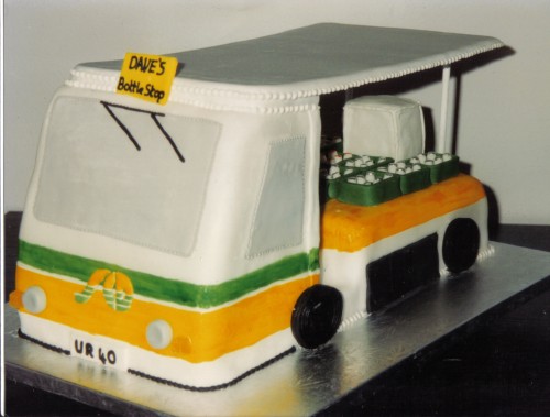 Novelty Milk Float Birthday Cake