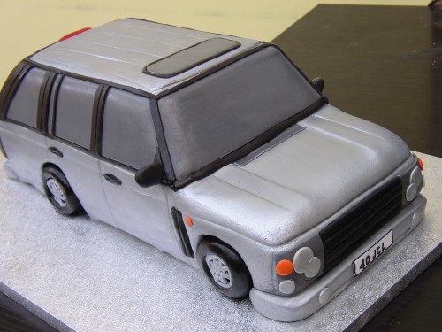 Range Rover Novelty Cake