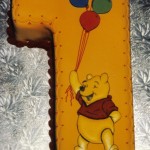 Winnie The Pooh Inspired Novelty 1st Birthday Cake