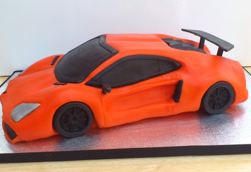 Lamborghini Aventador Novelty Birthday Cake