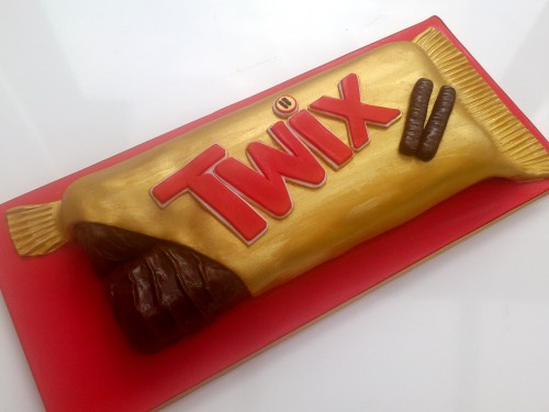 Twix Chocolate Bar Novelty Cake