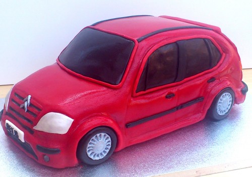 Citroen C3 Car Novelty Birthday Cake