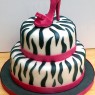 Pink Stiletto 2 Tier Novelty Cake thumbnail