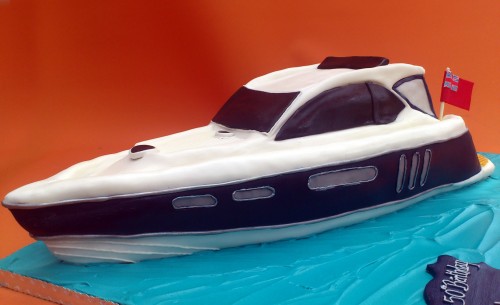 Targa 38 Motor Cruiser Novelty Cake 