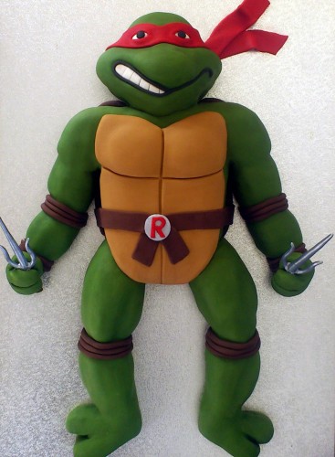 Teenage Mutant Ninja Turtle Raphael Novelty Cake