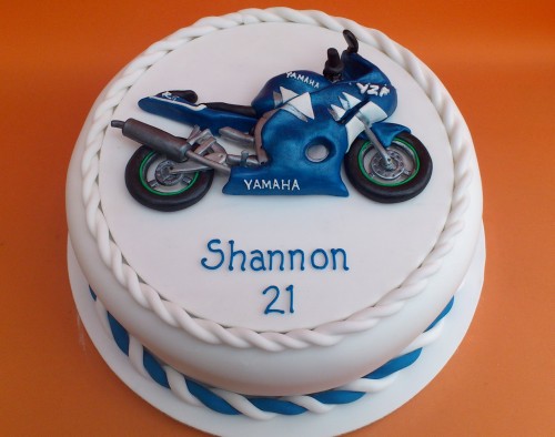 Yamaha R6 Novelty Birthday Cake