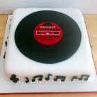 Old Record Novelty Birthday Cake