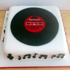 Old Record Novelty Birthday Cake