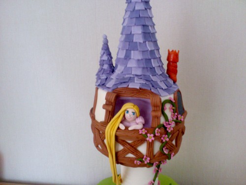 Rapunzel Tower Themed Birthday Cake