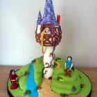 Rapunzel Tower Themed Birthday Cake